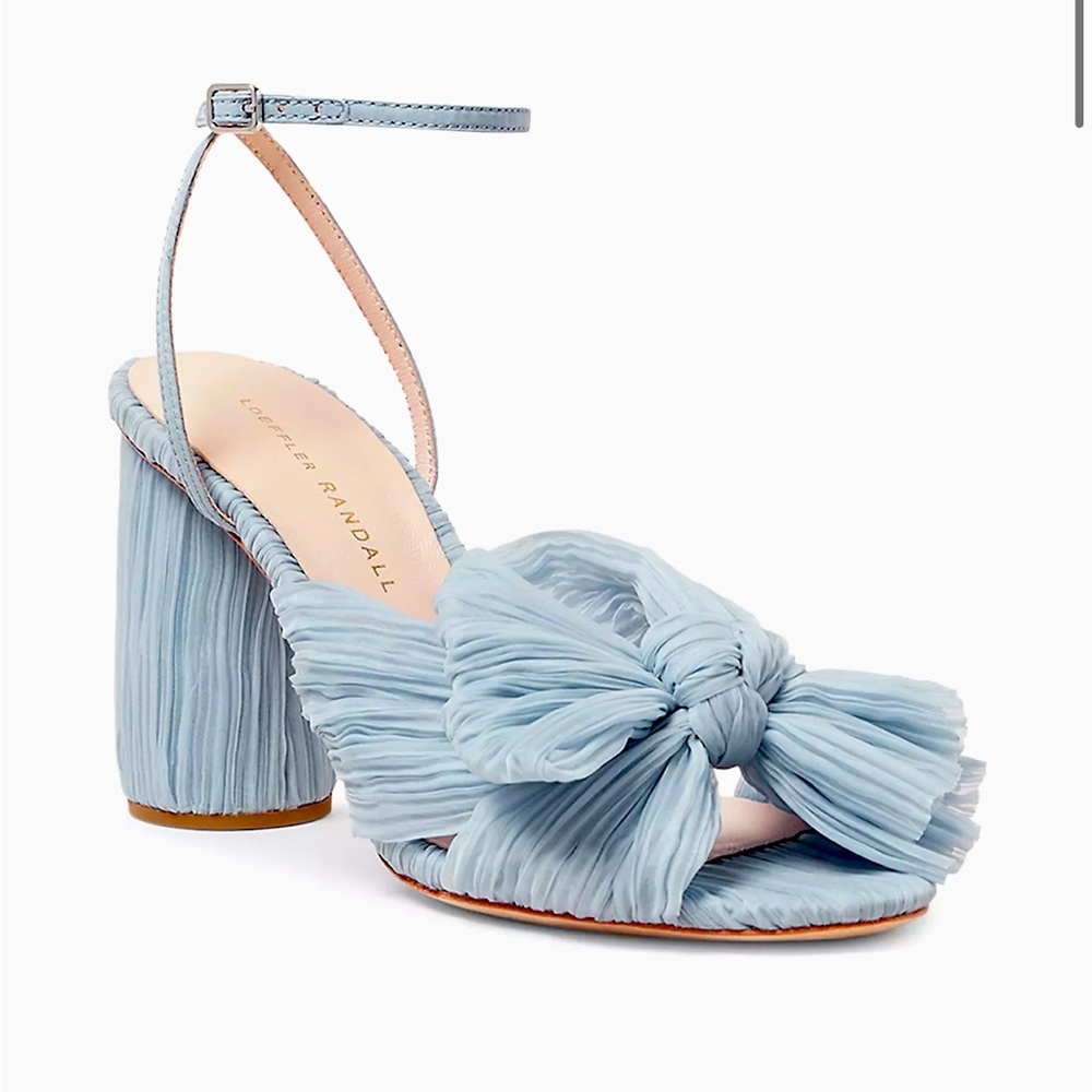 Loeffler Randall camellia knotted sandals